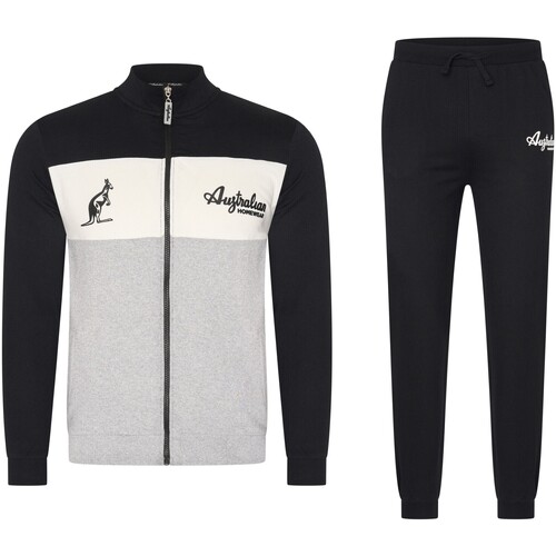 Kleidung Herren Jogginganzüge Australian Homewear Joggingpak Schwarz