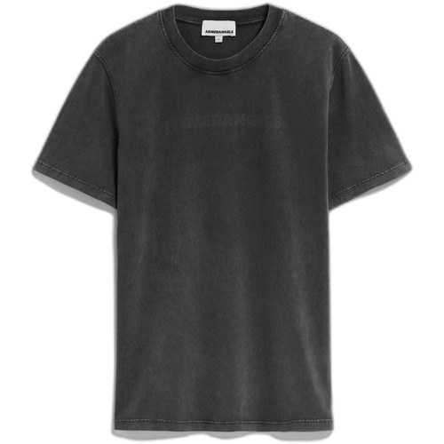 Kleidung Herren T-Shirts Armedangels T-shirt  Taalu Gmt Dye Schwarz
