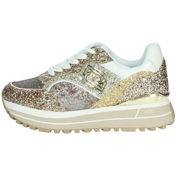 Schuhe Damen Sneaker High Liu Jo MAXI WONDER 73 Gold