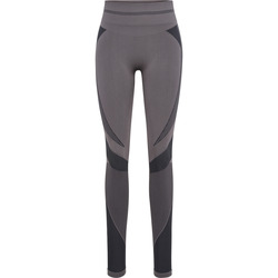 Kleidung Damen Leggings hummel Legging sans couture taille moyenne femme Schwarz