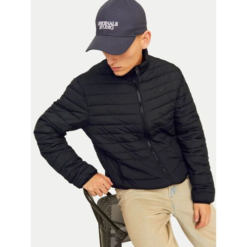 Jack & Jones 12256985 PACKABLE PUFFER-BLACK Schwarz