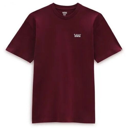 Kleidung Herren T-Shirts & Poloshirts Vans VN0A7Y3S MINI SCRIPT-BRG BURGUNDY Rot