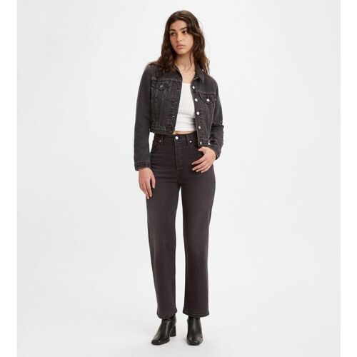 Levi's 72693 0134 L.27 - RIBCAGE STRAIGHT-DENIM BLACK Schwarz