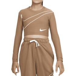 Kleidung Mädchen T-Shirts & Poloshirts Nike DV3257-258 Braun