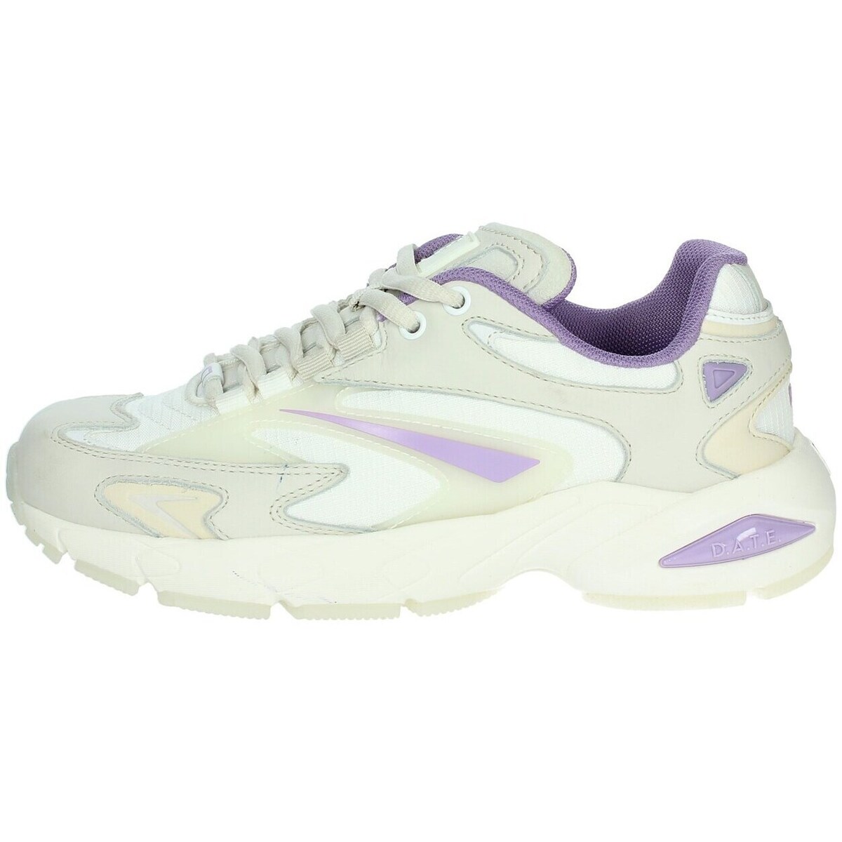 Schuhe Damen Sneaker High Date W401-SN-ET-HL Weiss