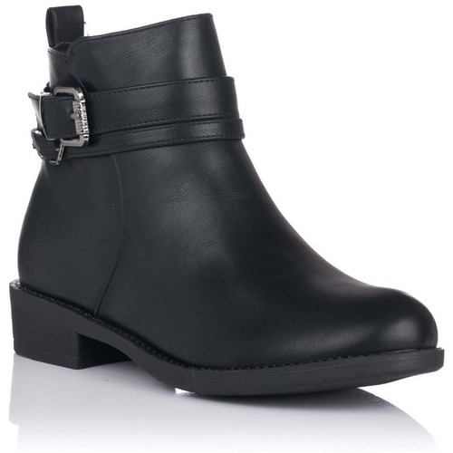 Schuhe Damen Low Boots Priska GX256 Schwarz