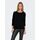 Kleidung Damen Pullover Only 15343380 ROMA-BLACK Schwarz