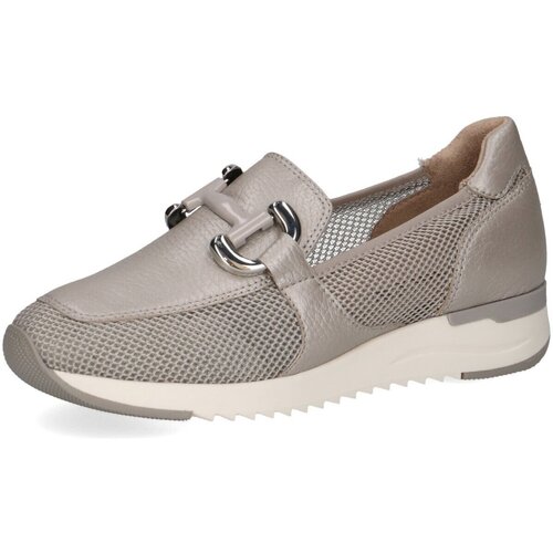 Schuhe Damen Slipper Caprice Slipper SlipperGrauGelocht 9-24536-42/204 Grau