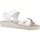Schuhe Mädchen Sandalen / Sandaletten Geox J SANDAL COSTAREI GI Weiss