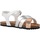 Schuhe Mädchen Sandalen / Sandaletten Geox J SANDAL CHILENE GIR Weiss