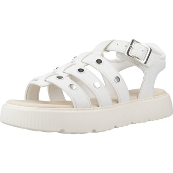 Schuhe Mädchen Sandalen / Sandaletten Geox J SANDAL KODETTE GIR Weiss