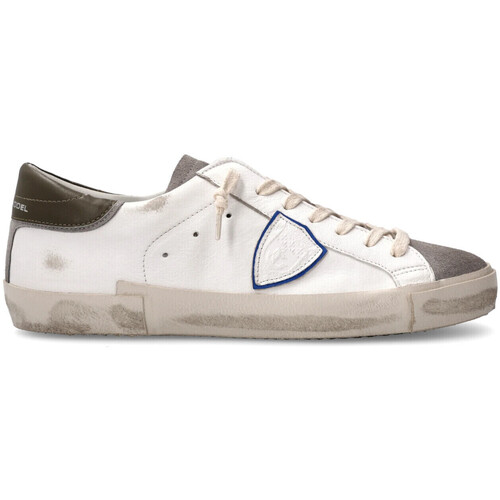 Schuhe Herren Sneaker Low Philippe Model PRLU WX37 Weiss