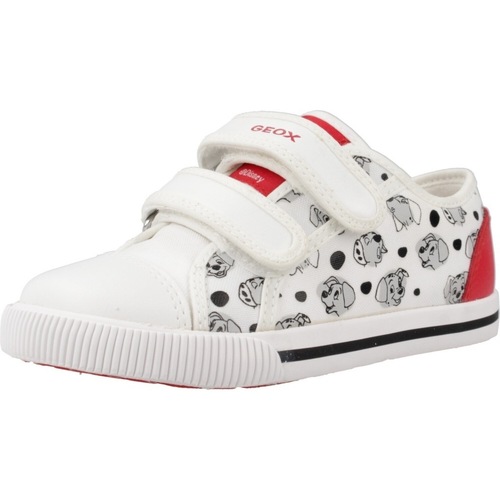 Schuhe Jungen Sneaker Geox B KILWI GIRL Weiss