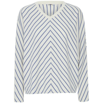 B.young  Pullover Pull col V à rayures femme  Byruni Sweat 2 günstig online kaufen