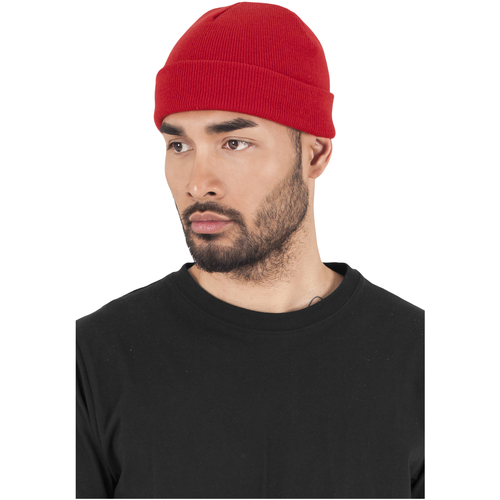 Accessoires Kinder Mütze Flexfit Bonnet  heavyweight Rot