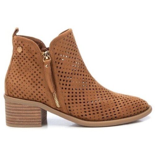Schuhe Damen Low Boots Xti 143961 Braun