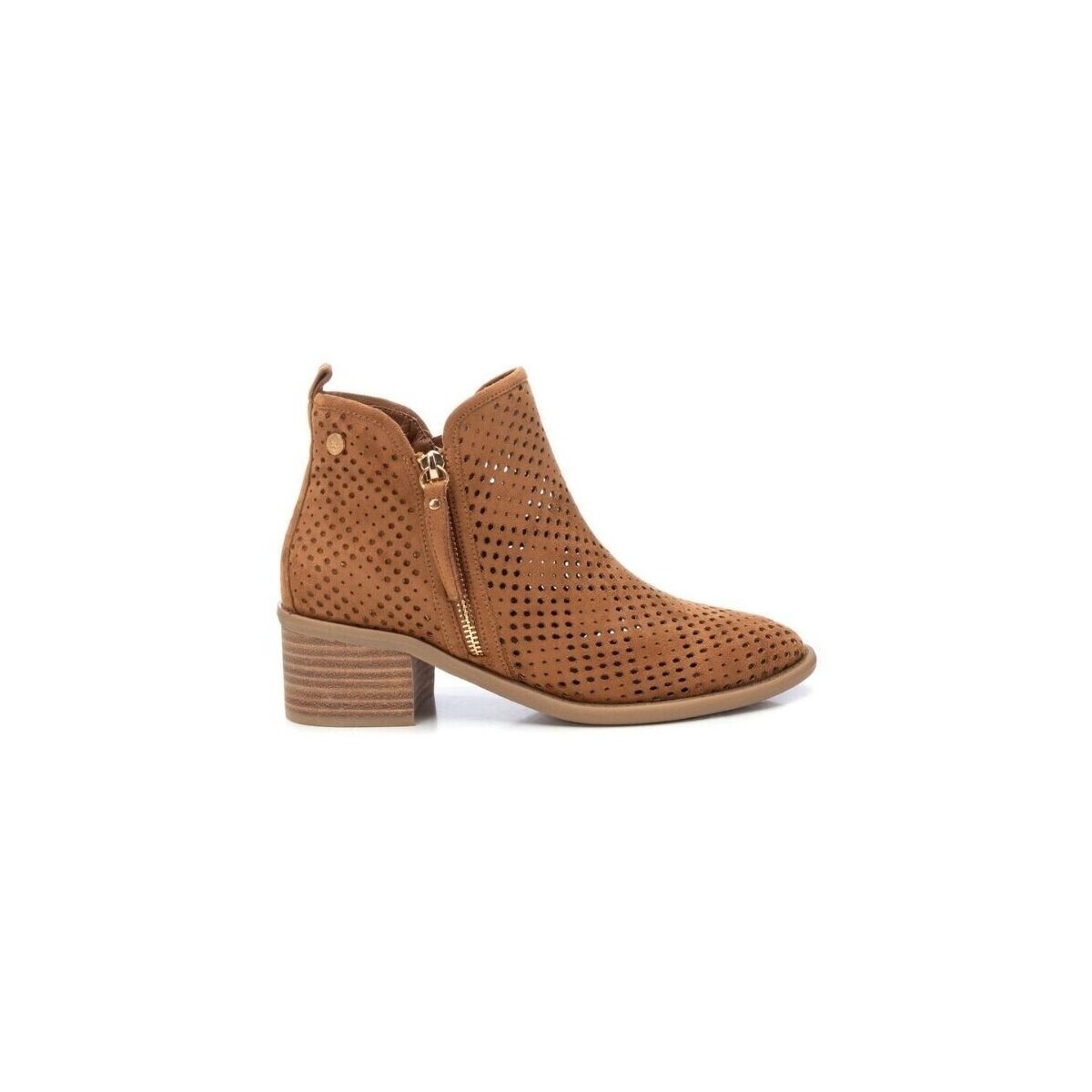 Schuhe Damen Low Boots Xti 143961 Braun