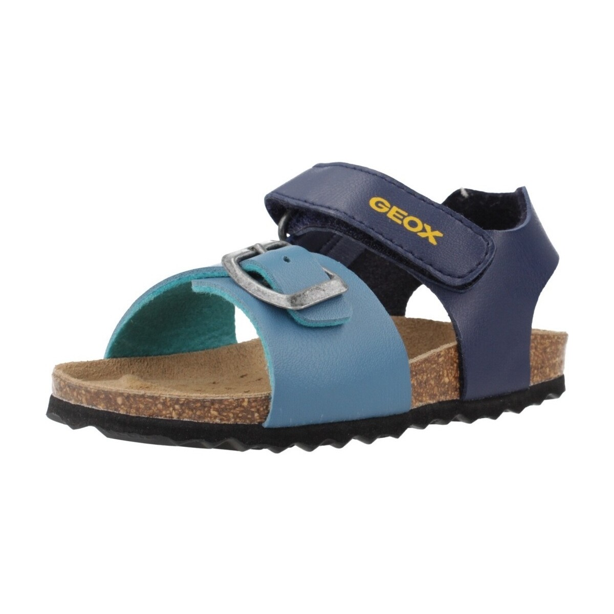 Schuhe Jungen Sandalen / Sandaletten Geox B SANDAL CHALKI BOY Blau