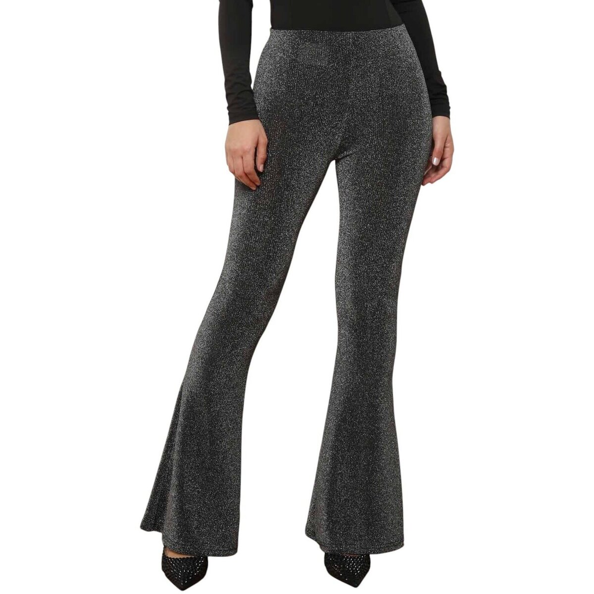 Kleidung Damen Hosen La Modeuse 73459_P173214 Silbern