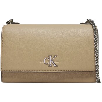 Taschen Damen Taschen Calvin Klein Jeans MINIMAL MONOGRAM EW FLAP21 K60K612233 Beige