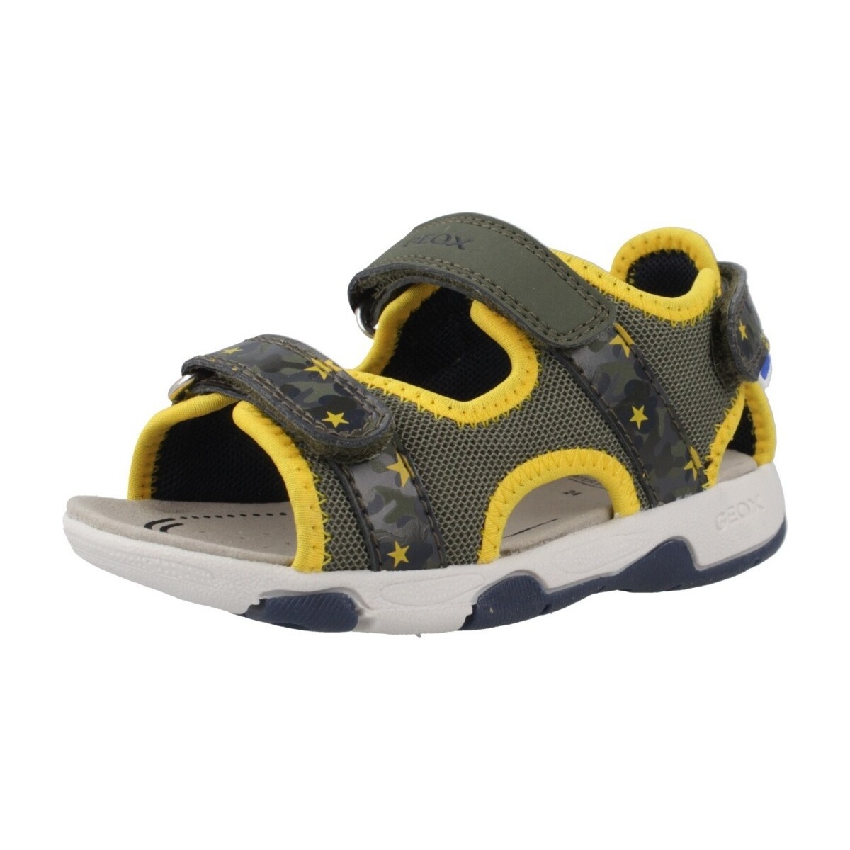 Schuhe Jungen Sandalen / Sandaletten Geox B SANDAL MULTY BOY Grün