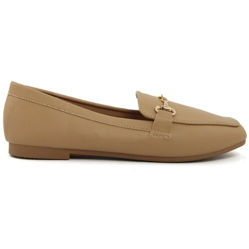Schuhe Damen Slipper Fashion Attitude Fam-99 Braun