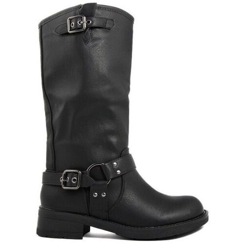 Schuhe Damen Stiefel Fashion Attitude Fag-x9196 Schwarz