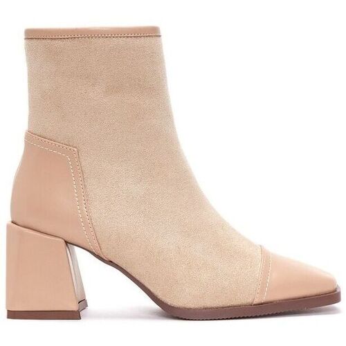 Schuhe Damen Low Boots Fashion Attitude Fab-ss2y0265 Braun