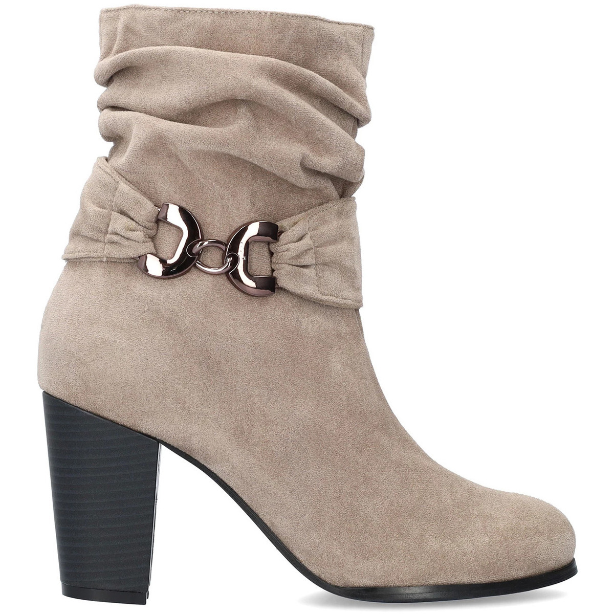Schuhe Damen Low Boots Andypola AM6003 Grau