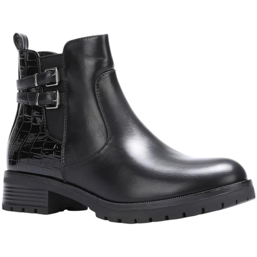 Schuhe Damen Low Boots La Modeuse 73395_P173116 Schwarz