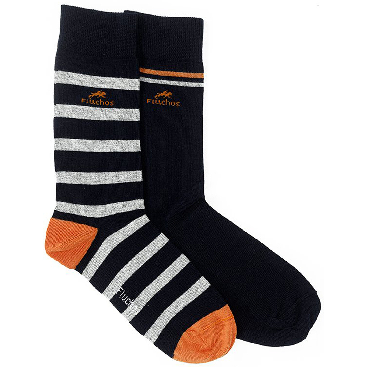Unterwäsche Herren Socken & Strümpfe Fluchos LANGE BLUMIGE SOCKEN CA0009 NAVY_STRIPS