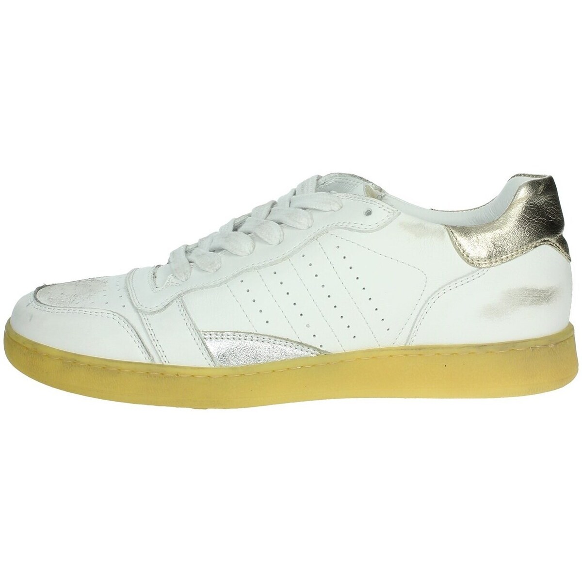 Schuhe Damen Sneaker High Date W401-SL-SF-TL Weiss