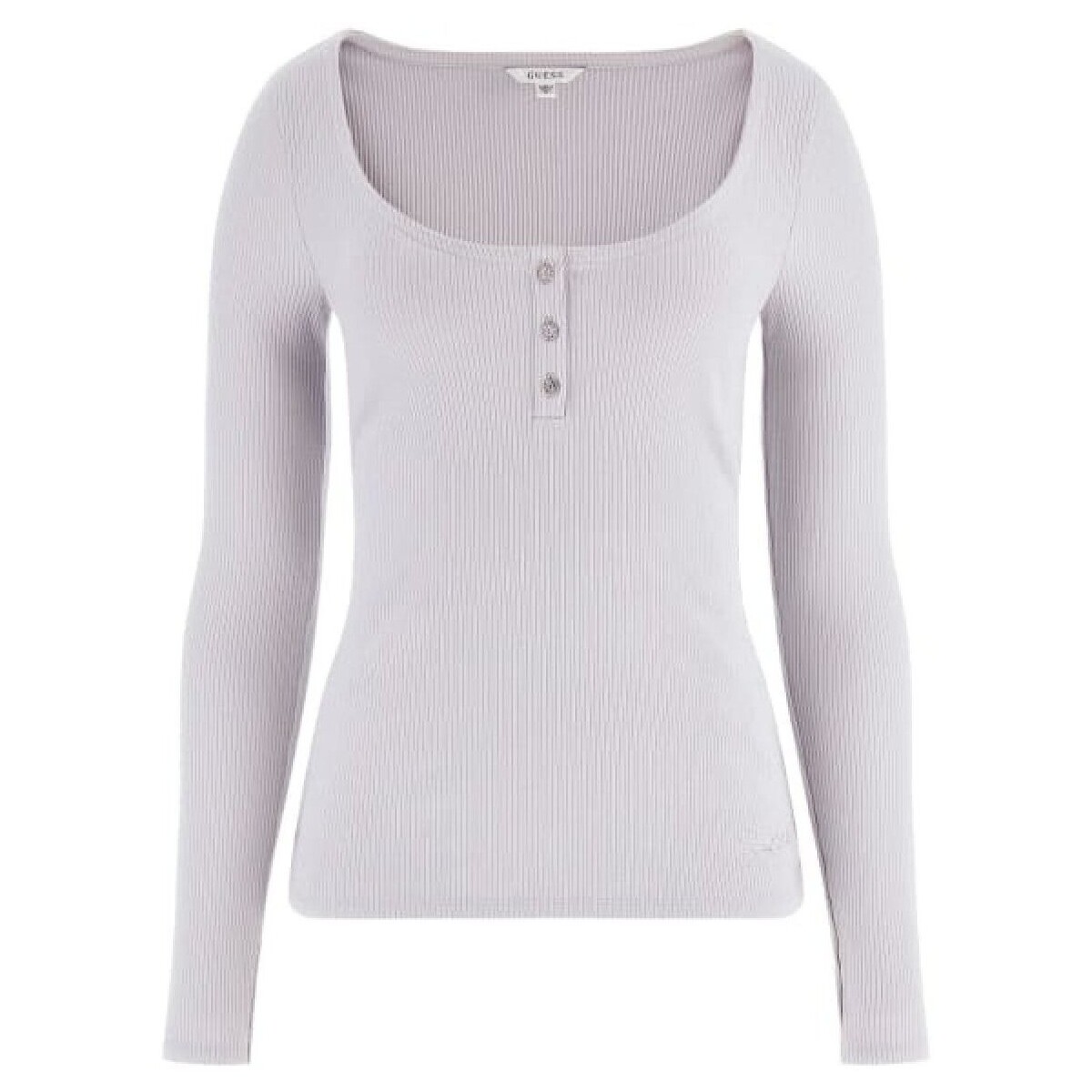 Kleidung Damen Langarmshirts Guess W2YP46 KBCO2 Grau