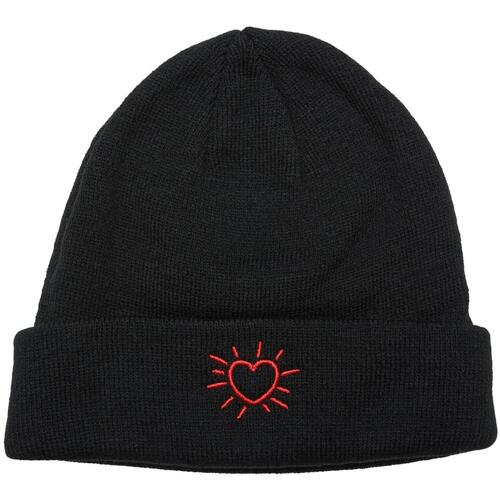 Accessoires Kinder Mütze Mister Tee Bonnet  Glowing Heart Schwarz