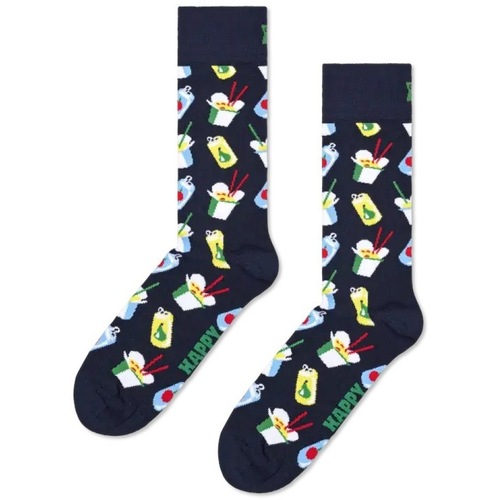 Unterwäsche Herren Strümpfe Happy socks TAKE AWAY Blau