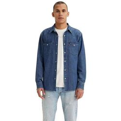 Kleidung Herren Langärmelige Hemden Levi's 85745 0073 - CLASSIC WESTERN-DENIM MEDIUM Blau