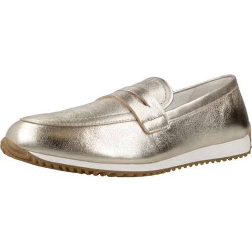 Schuhe Damen Slipper Geox D CALITHE Gold