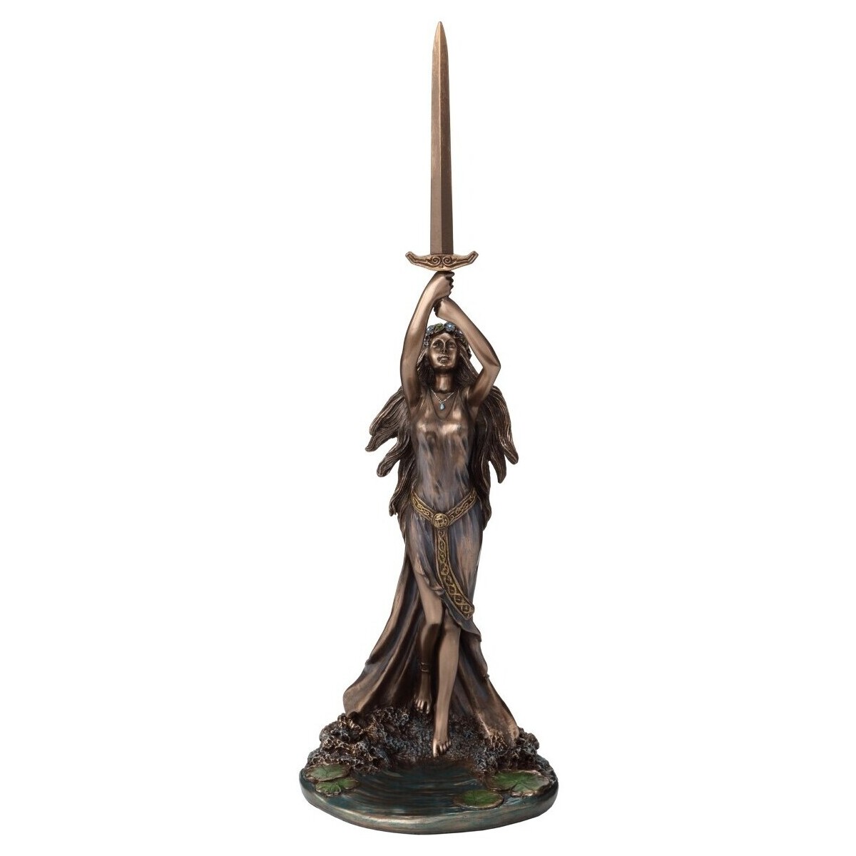 Home Statuetten und Figuren Signes Grimalt Lady Lake Und Excalibur Grau