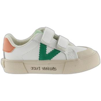 Schuhe Mädchen Sneaker Victoria Baskets effet cuir fille Grün