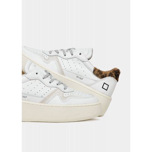 Date W997-ST-CA-WD STEP-WHITE-LEOPARD Weiss
