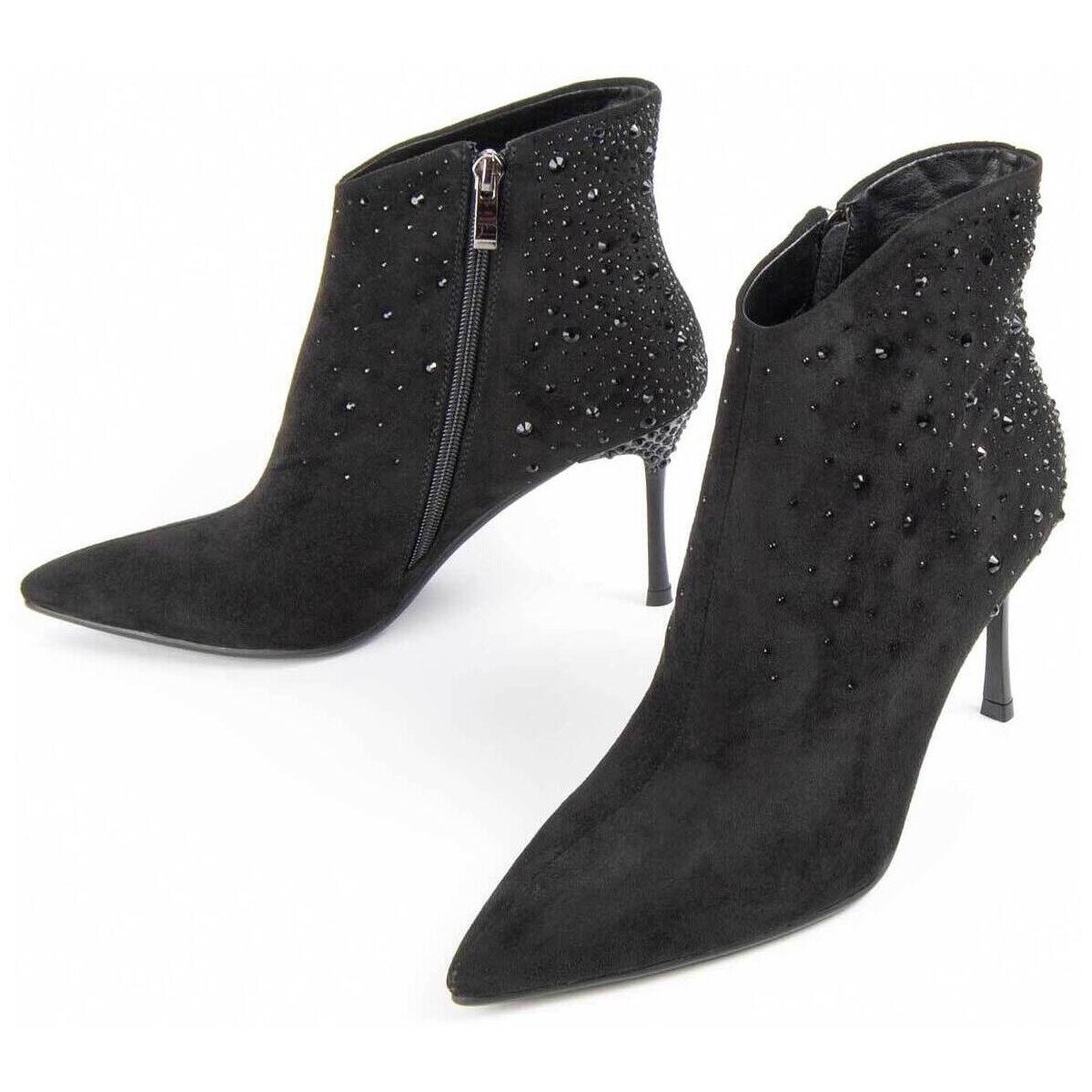 Schuhe Damen Klassische Stiefel Montevita 100712 Schwarz