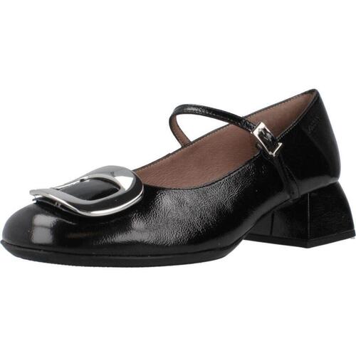 Schuhe Damen Ballerinas Wonders D1211 Schwarz