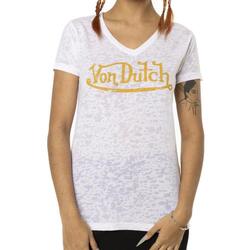 Kleidung Damen T-Shirts & Poloshirts Von Dutch VD/TV/CLA/W Weiss