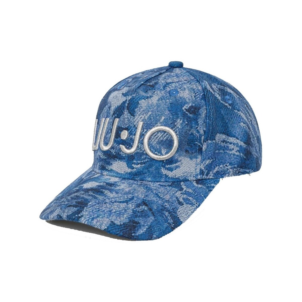 Accessoires Damen Schirmmütze Liu Jo BASEBALL DENIM PRINTED Blau