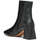 Schuhe Damen Low Boots Geox  Schwarz