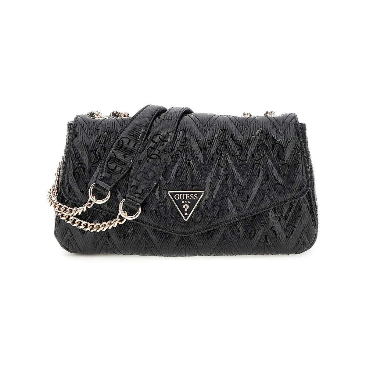 Taschen Damen Umhängetaschen Guess Adelard Schwarz