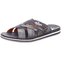Schuhe Herren Pantoletten / Clogs Rieker Offene 2159914 215 21599-14 Blau