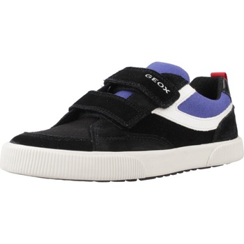 Schuhe Jungen Sneaker Geox J ALPHABEET BOY Schwarz