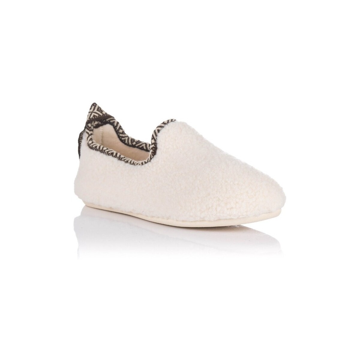 Schuhe Damen Hausschuhe Cm. Confort 10195 Beige