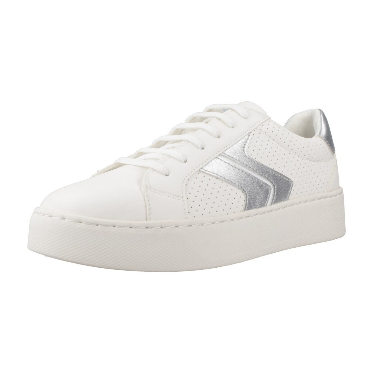 Schuhe Damen Sneaker Geox D SKYELY Weiss